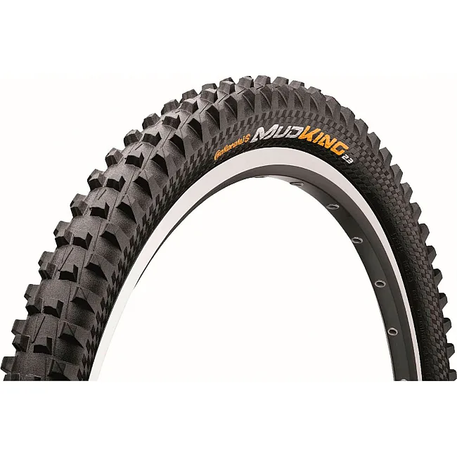 Бескамерная покрышка CONTINENTAL MudKing, 27.5"x1.80, 47-584, черная, складная, BlackChili, ProTection, Skin, 550гр.