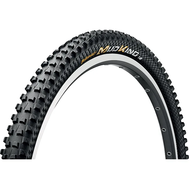 Бескамерная покрышка CONTINENTAL MudKing, 27.5"x1.80, 47-584, черная, складная, BlackChili, ProTection, Skin, 550гр.