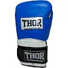 Боксерские перчатки THOR PRO KING Кожа /сине-бело-черные