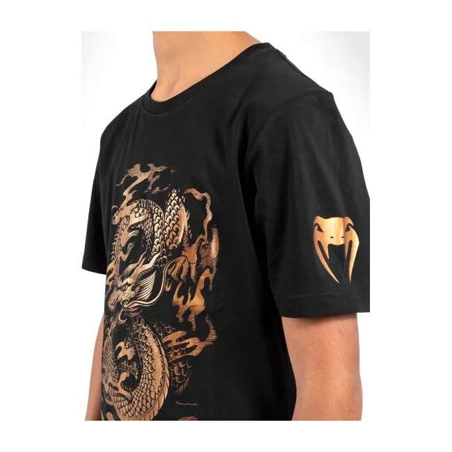 Детская футболка VENUM Dragons Flight Black Bronze