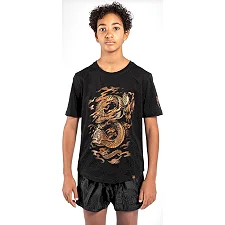 Детская футболка VENUM Dragons Flight Black Bronze