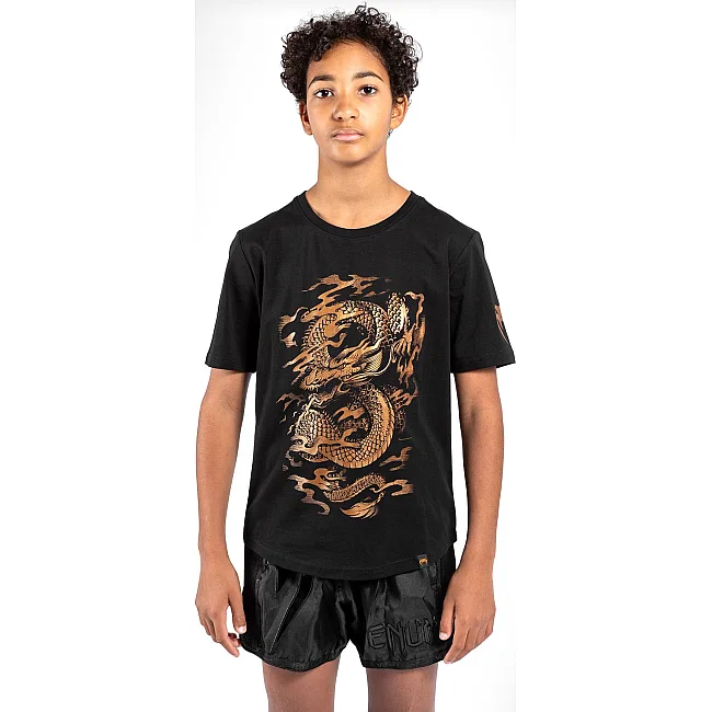 Детская футболка VENUM Dragons Flight Black Bronze