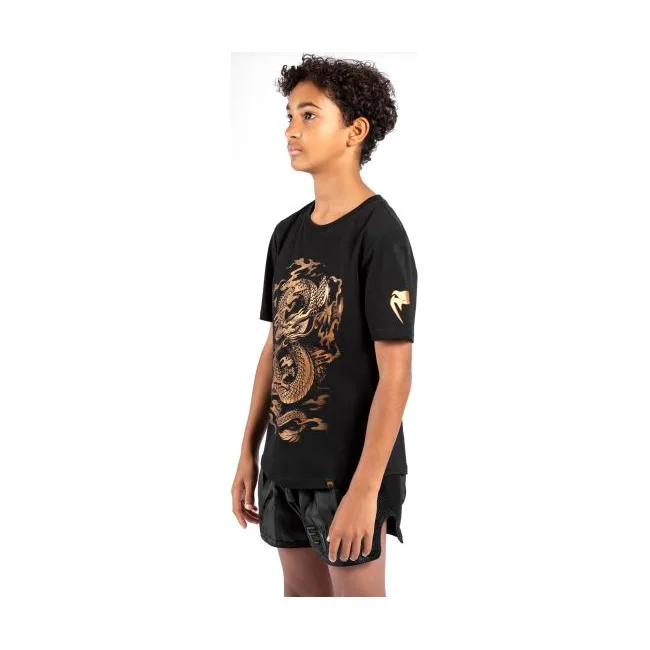 Детская футболка VENUM Dragons Flight Black Bronze