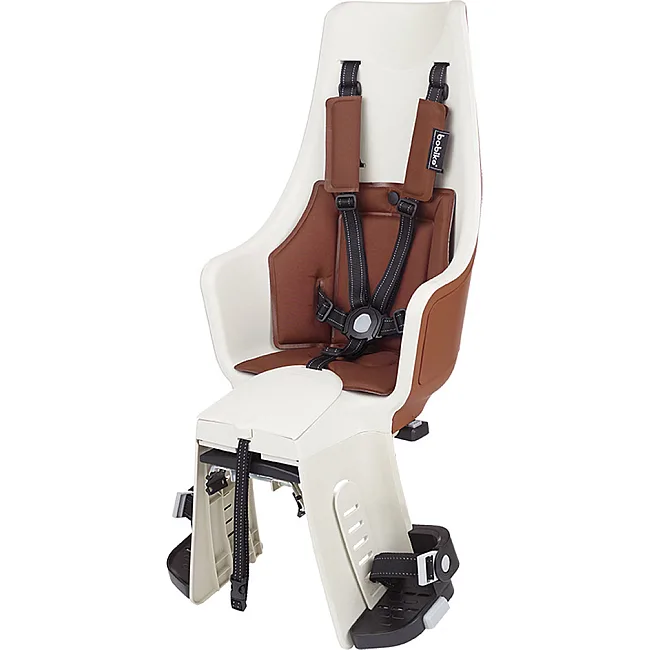 Детское кресло на велосипед BOBIKE Exclusive maxi Plus Carrier LED / Cinnamon brown