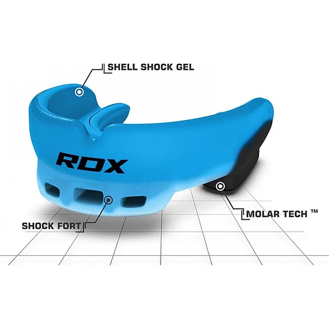 Капа для бокса RDX GEL 3D Elite Blue