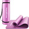 Коврик для фитнеса и йоги POWER SYSTEM PS-4017 NBR Plus Pink (180х61х1)