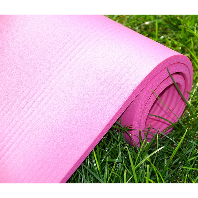 Коврик для фитнеса и йоги POWER SYSTEM PS-4017 NBR Plus Pink (180х61х1)