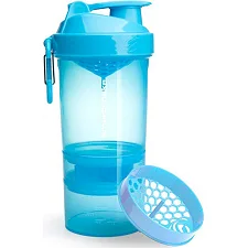 Спортивный шейкер SMARTSHAKE Original2GO 600мл Neon Blue