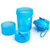 Спортивный шейкер SMARTSHAKE Original2GO 600мл Neon Blue