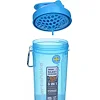 Спортивный шейкер SMARTSHAKE Original2GO 600мл Neon Blue