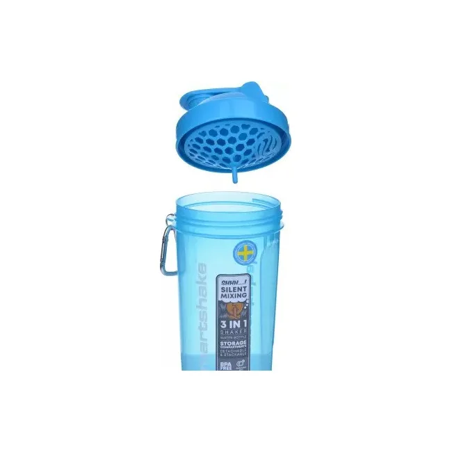 Спортивный шейкер SMARTSHAKE Original2GO 600мл Neon Blue
