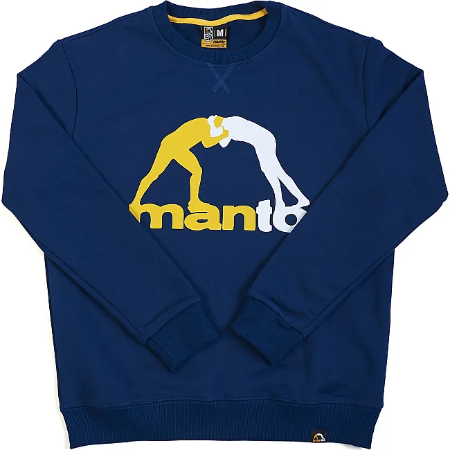 Свитшот MANTO Crewneck Logo 2.0 Navy Blue
