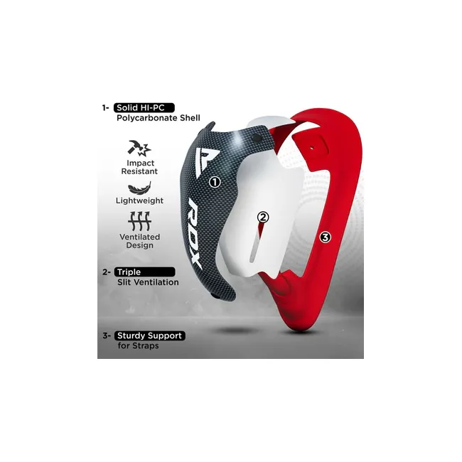 Защита паха RDX 1N Gel Groin Protection Cup WhiteRed