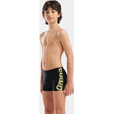 Плавки-шорты для мальчиков Arena GRAPHIC SWIM SHORT черный, желтый (для детей)