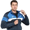 Спортивный костюм кофта на молнии и брюки JOMA DANUBIO III 103733-337 (Темно-синий-синий)