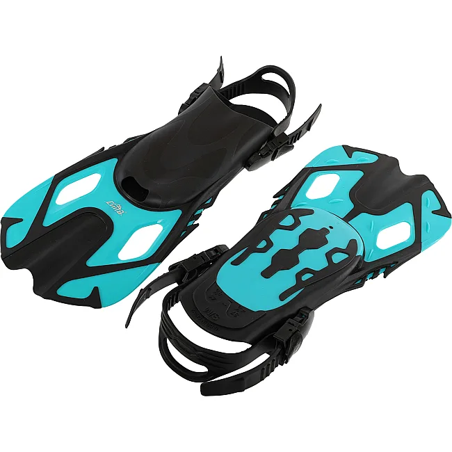 Тренировочные ласты короткие CIMA PL-7647 размер 32-47 (Бирюзовый)