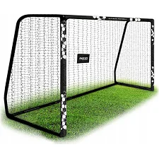 Ворота футбольные Neo-Sport Hexagon NS‑472 300 х 200 х 120 см, черные