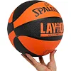 Баскетбольный мяч резиновый SPALDING STREET LAYUP 84548Z (Оранжевый-черный)