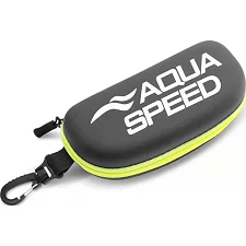 Чехол для очков Aqua Speed Goggle Case 62954 черный, желтый One Size
