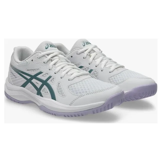 Кросівки сквош жіночі ASICS Upcourt 6 White/Foggy Teal