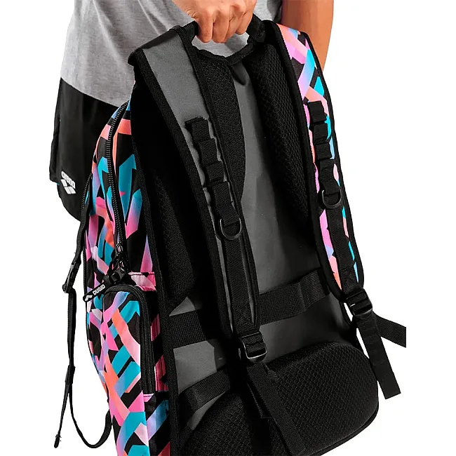 Рюкзак Arena ALL SET BACKPACK AO 45L розовый, голубой, черный 55 х 38 х 28 см