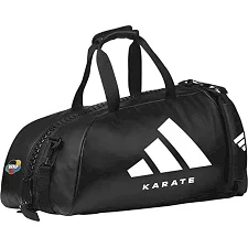 Сумка-рюкзак Adidas Karate із ліцензією WKF | чорно/біла | ADIACC051WKF