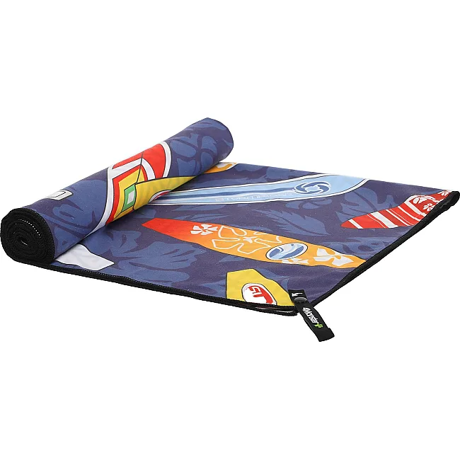 Полотенце для пляжа и бассейна из микрофибры SURFBOARD BEACH TOWEL T-SBT (Синий)