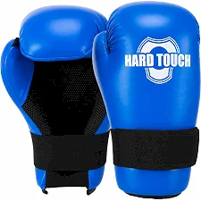 Рукавички тренувальні закритого типу для хеквондо карате HARD TOUCH BO-00132 (Синій)