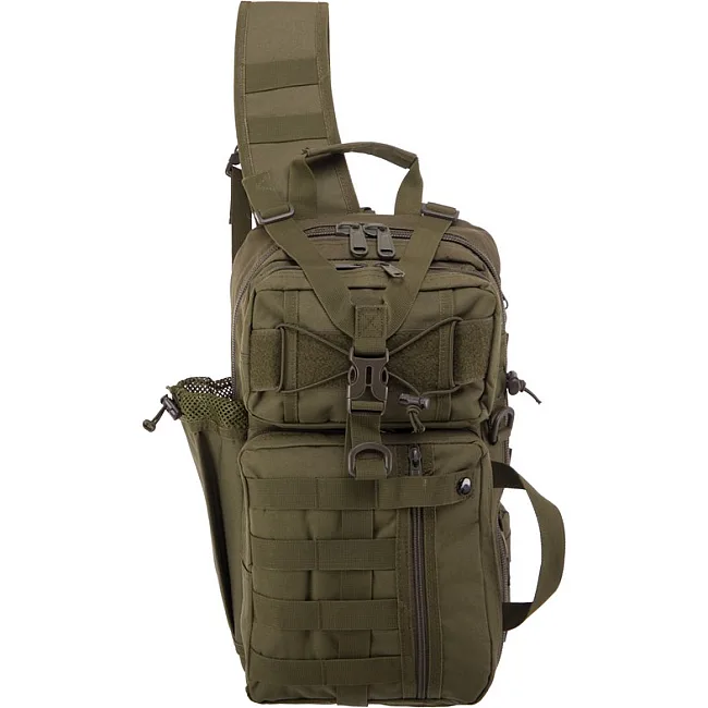 Рюкзак тактический с одной лямкой SILVER KNIGHT YQS-005 43х24х11см (Оливковый)