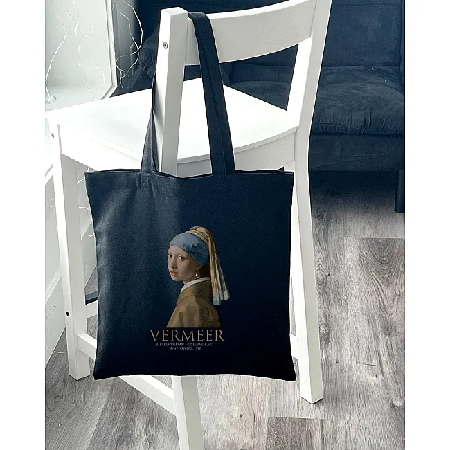 Экошопер BookOpt BK4074 VERMEER "Девушка с жемчужной серьгой" черный