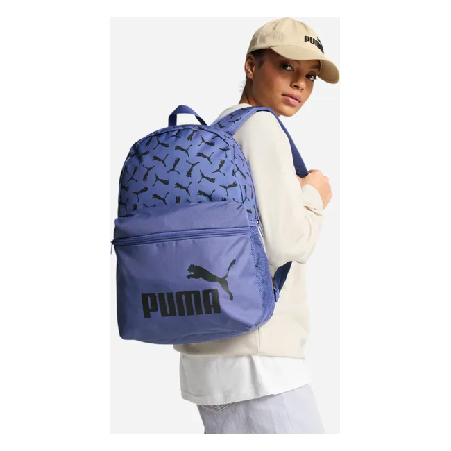 Рюкзак Puma PHASE AOP Backpack 22L синий 44х30х14 см