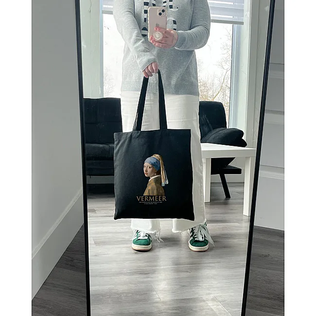 Экошопер BookOpt BK4074 VERMEER "Девушка с жемчужной серьгой" черный
