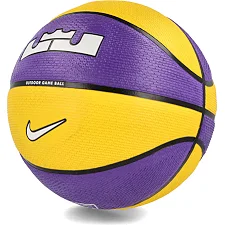 М'яч баскетбольний Nike PLAYGROUND 2.0 8P L JAMES DEFLATED COURT PURPLE/AMARILLO/BLACK/WHITE size 7