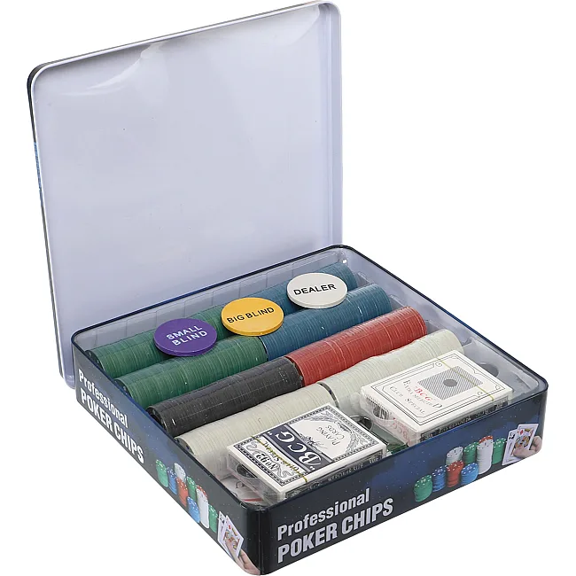 Набор для покера в металлической коробке Professional Poker chips SP-SPORT
 IG-8654 400 фишек