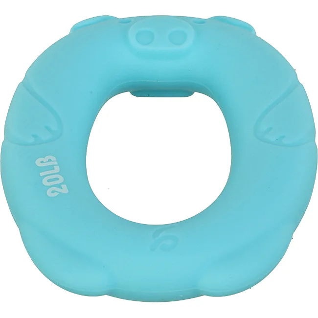 Кистевой эспандер кольцо JELLO PIG FI-0705 нагрузка 20LB-40LB (Черный)