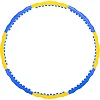 Обруч для похудения массажный разборной Хула Хуп
 DYNAMIC HOOP JS-6018 8 секций (Желтый-синий)
