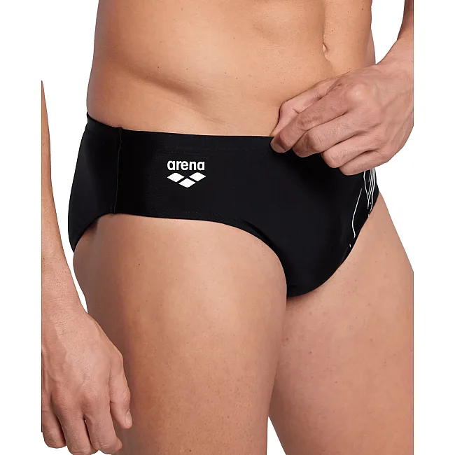 Плавки мужские Arena DIVE SWIM BRIEF черный, белый