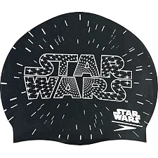 Шапочка для бассейна силиконовая юниорская SPEEDO JUNIOR SLOGAN PRINT 808386C353 Star Wars