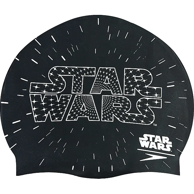 Шапочка для бассейна
 силиконовая юниорская SPEEDO JUNIOR SLOGAN PRINT 808386C353 Star Wars