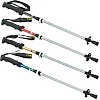 Палка для ходьбы с металлическим тросом CONTOE TY-0466-4 38-110см (Черный)