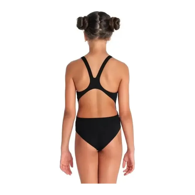 Купальник закрытый для девочек Arena TEAM SWIMSUIT SWIM TECH SOLID черный