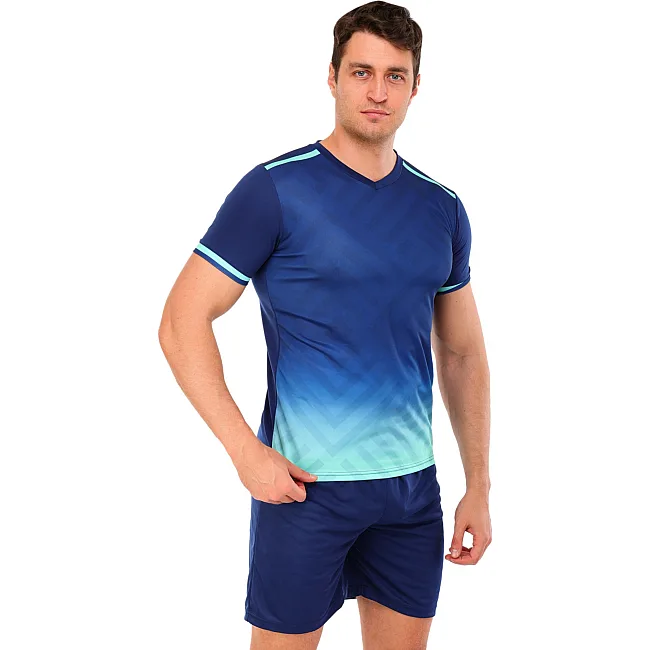 Футбольная форма
 комплект футболка и шорты LIDONG D8853 4XS-XXL (Темно-синий)