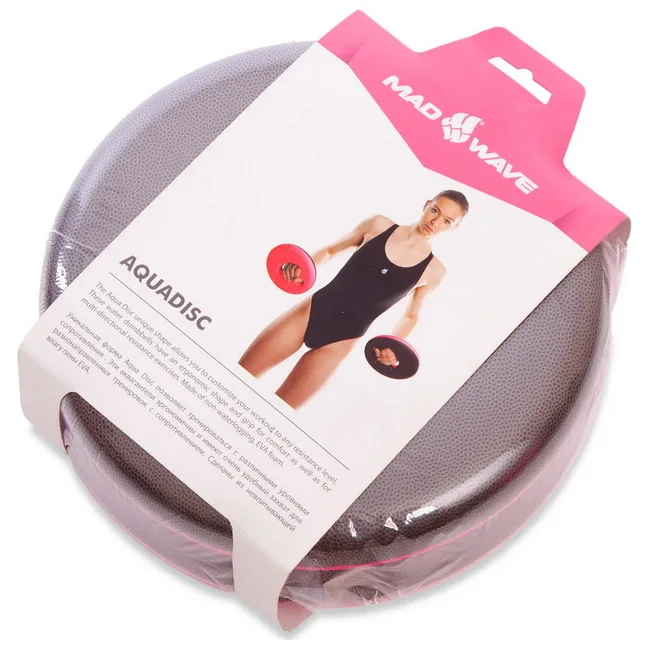 Аквадиски для аквааэробики и аквафитнеса
 MADWAVE

 M082901000W 2шт
