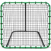 Сетка тренировочная для футбола Neo-Sport Rebounder 120 x 120 см, черно-зеленая.