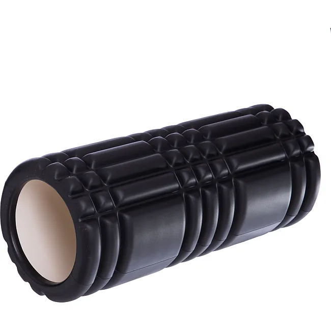 Роллер массажный цилиндр (ролик мфр) 33см 3D Roller SP-SPORT FI-6277 (Черный)