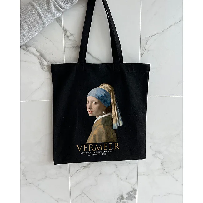 Экошопер BookOpt BK4074 VERMEER "Девушка с жемчужной серьгой" черный