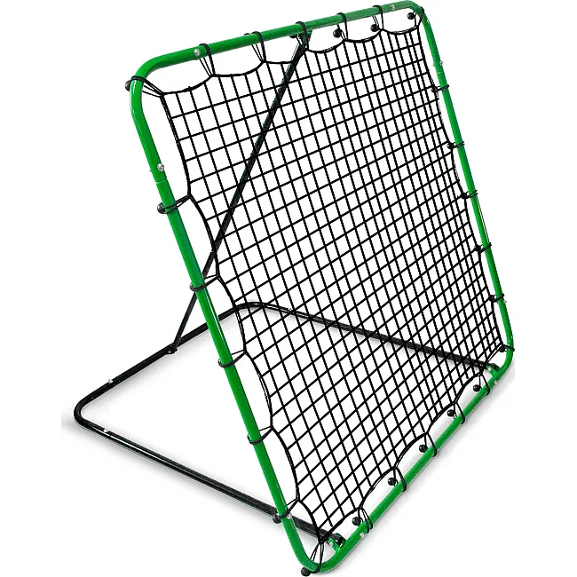 Сетка тренировочная для футбола Neo-Sport Rebounder 120 x 120 см, черно-зеленая.