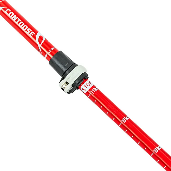 Палка для ходьбы с металлическим тросом CONTOE TY-0466-4 38-110см (Черный)