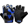Рукавички для фітнесу RDX F6 Sumblimation Blue