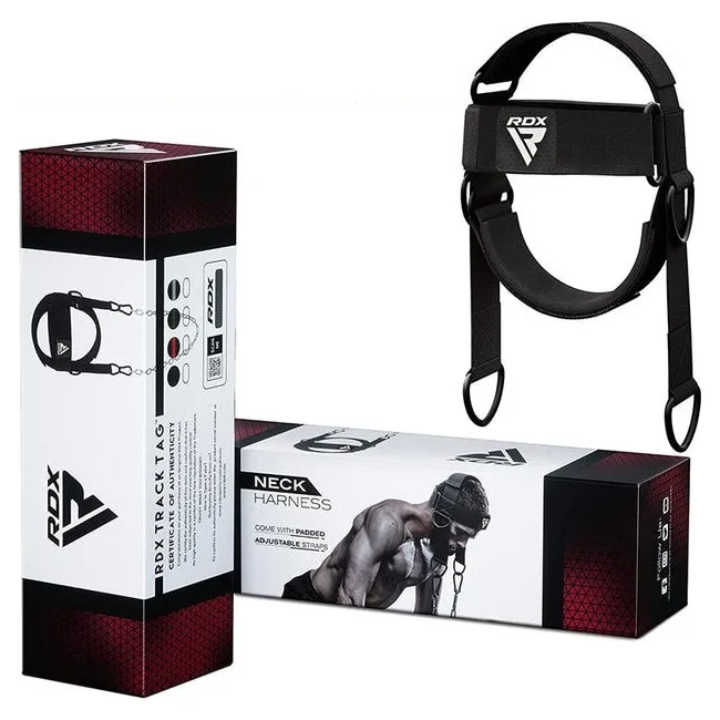 Тяга для шеи RDX H2 Neck Harness Black Plus